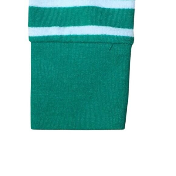 Gymboree Girls Long Sleeve Shirt Green White Striped Size 5-6 Lightweight - Picture 2 of 2